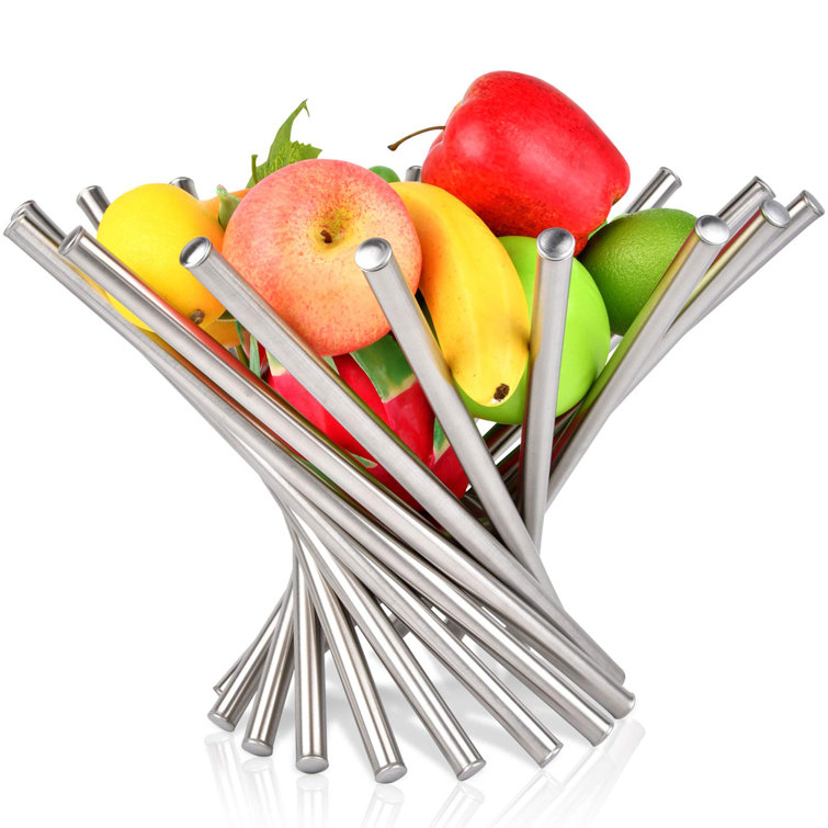 Ivy Bronx Labriola Metal Fruit Bowl Wayfair